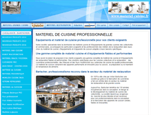 Tablet Screenshot of materiel-cuisine.fr